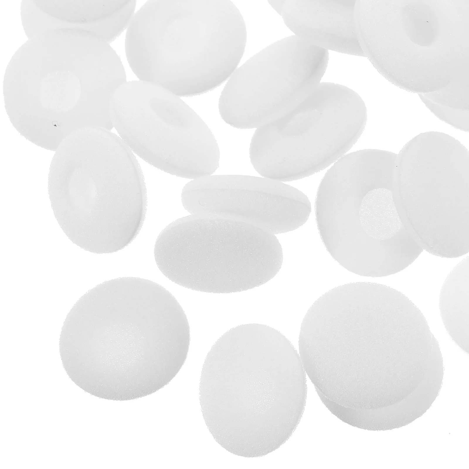

50pcs Earplugs Covers 15mm Black Replacement Earphone Pads Sponge Cushions Durable Comfortable Headphones Accessories