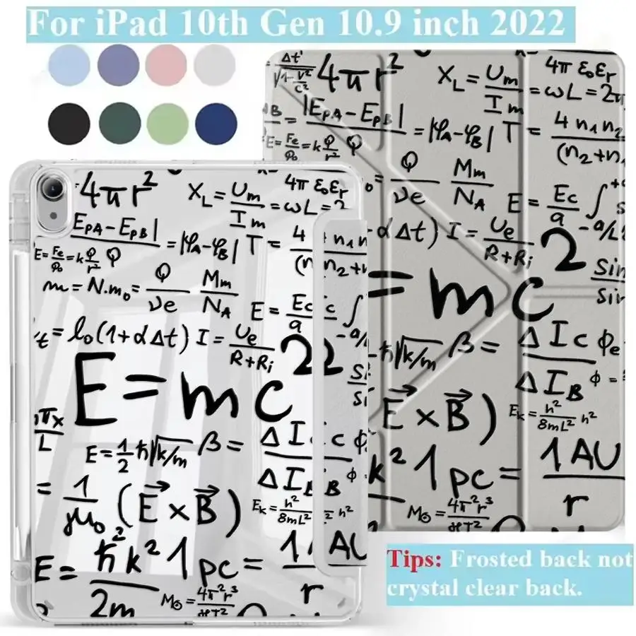 

Tablet Case For iPad Pro 10th 9th 8th Air M3 M4 M2 Mini 6 7 Air 1 2 4 5 Pro 11th 7th Holder Cover Mathematical Calculation