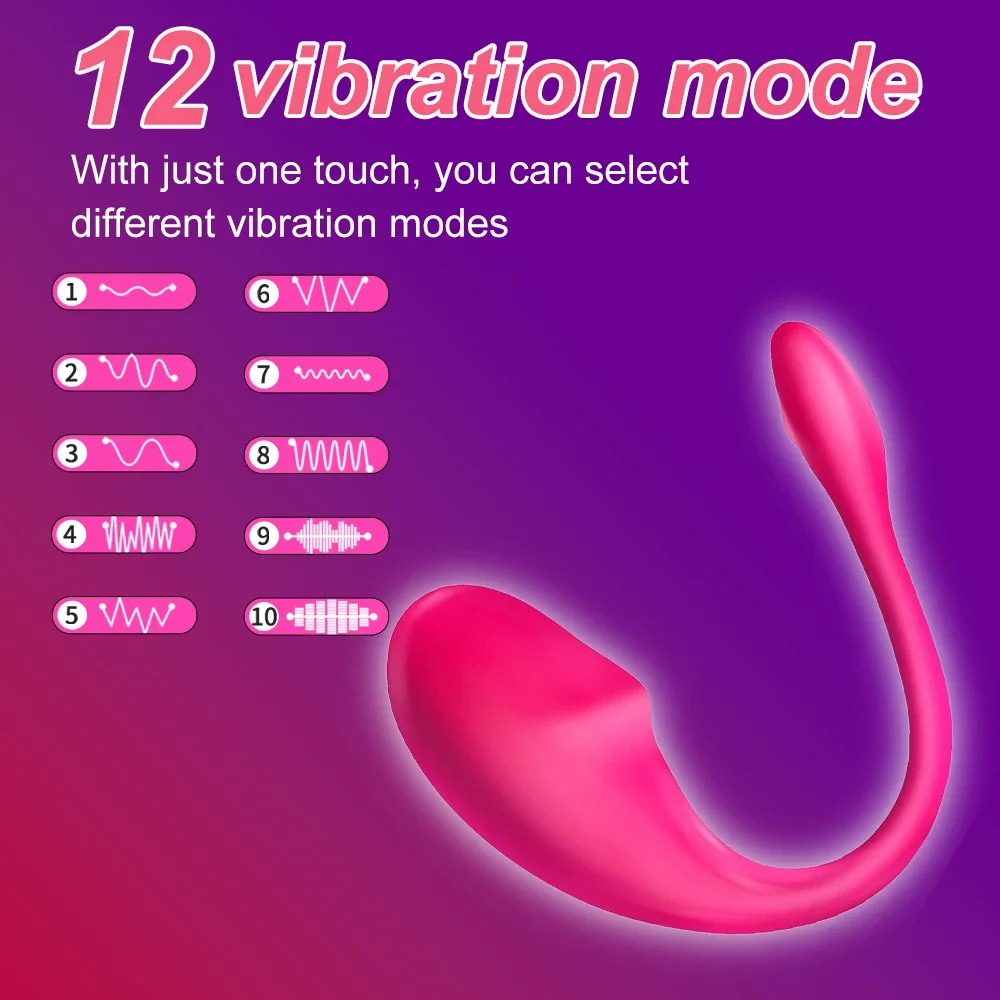 Andrea Wireless-Vibrateur d\'oeuf d\'amour de contrôle pour des femmes adultes, vibrateur de point G, stimulateur vaginal, jouets sexuels Bluetooth