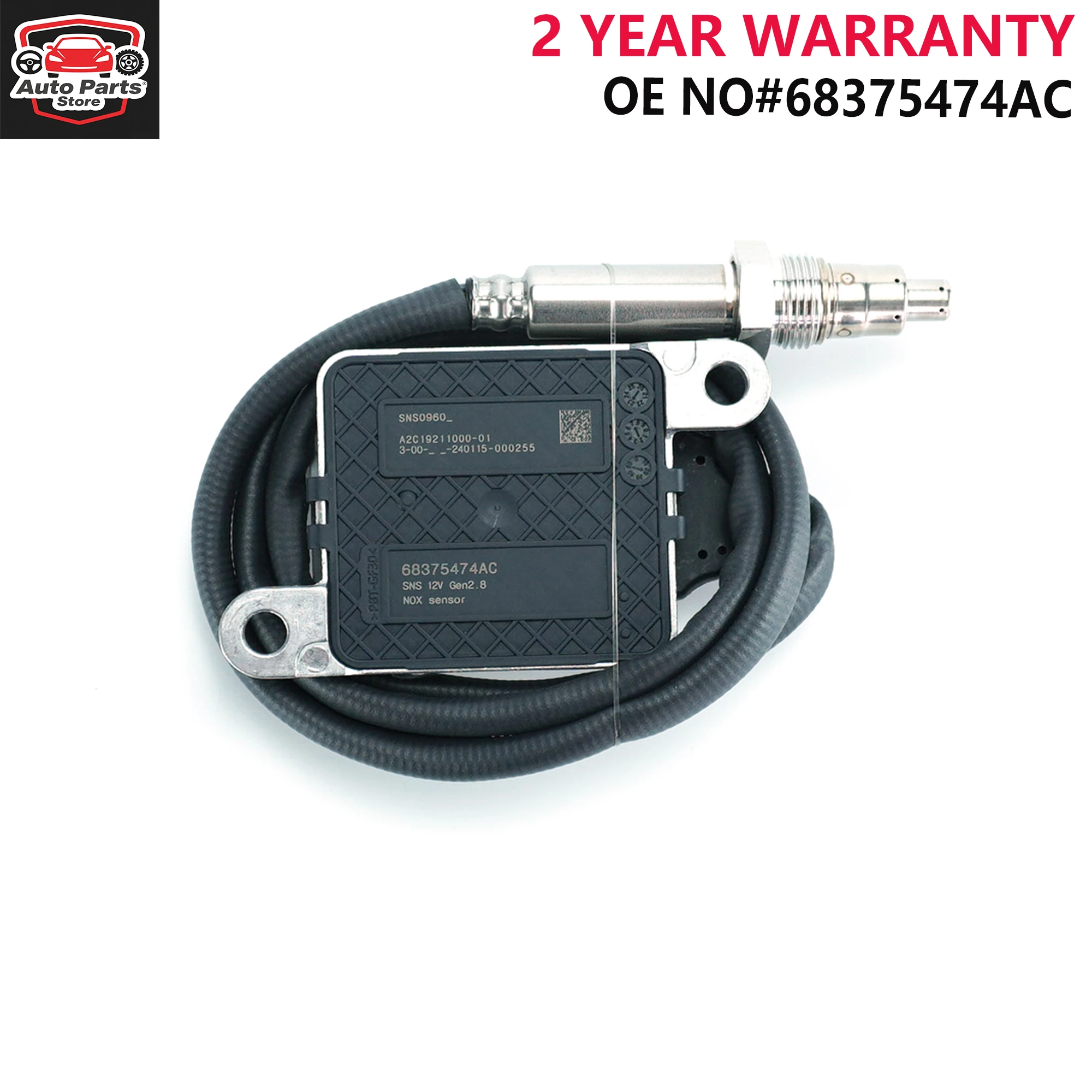 

68375474AC Nitrogen Oxide Sensor Nox Sensor For Ram 3500 6.7L L6 - Diesel 2019-2021