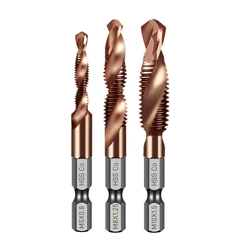Spiral Taps for M35 Cobalt-Containing Machines, Composite Taps, Drilling and Tapping Integrated Chamfering Stainless Steel