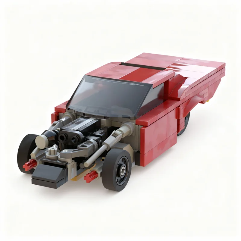 372ピース-moc-mk4-スープラ-プロモッド-ドラッグカー-シティチャンピオンズ-モデル-ビルディングブロック-おもちゃ-組み立て-クリスマスギフト-クリエイティブ-3dクラフト