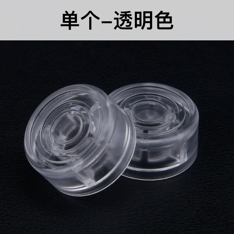 

20 Pcs Effect Pedal Cap Footswitch Toppers Knobs Button Guitar Covers Electric Caps Transparent Protector