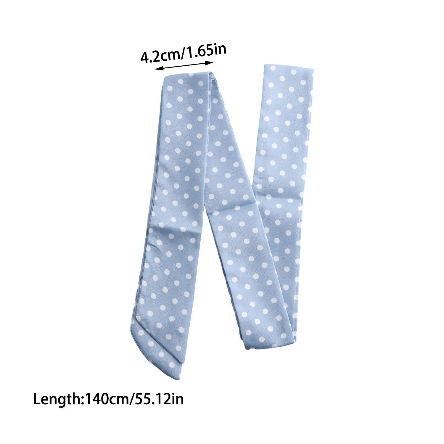 ผ้าพันคอยาวลายจุดสปริงใหม่ปี 2025 สวยงามทันสมัย ทำจากโพลีเอสเตอร์ สีแดง โบว์ริบบิ้นแคบ ใช้เป็นเครื่องประดับกระเป๋า หรือเป็นของขวัญ