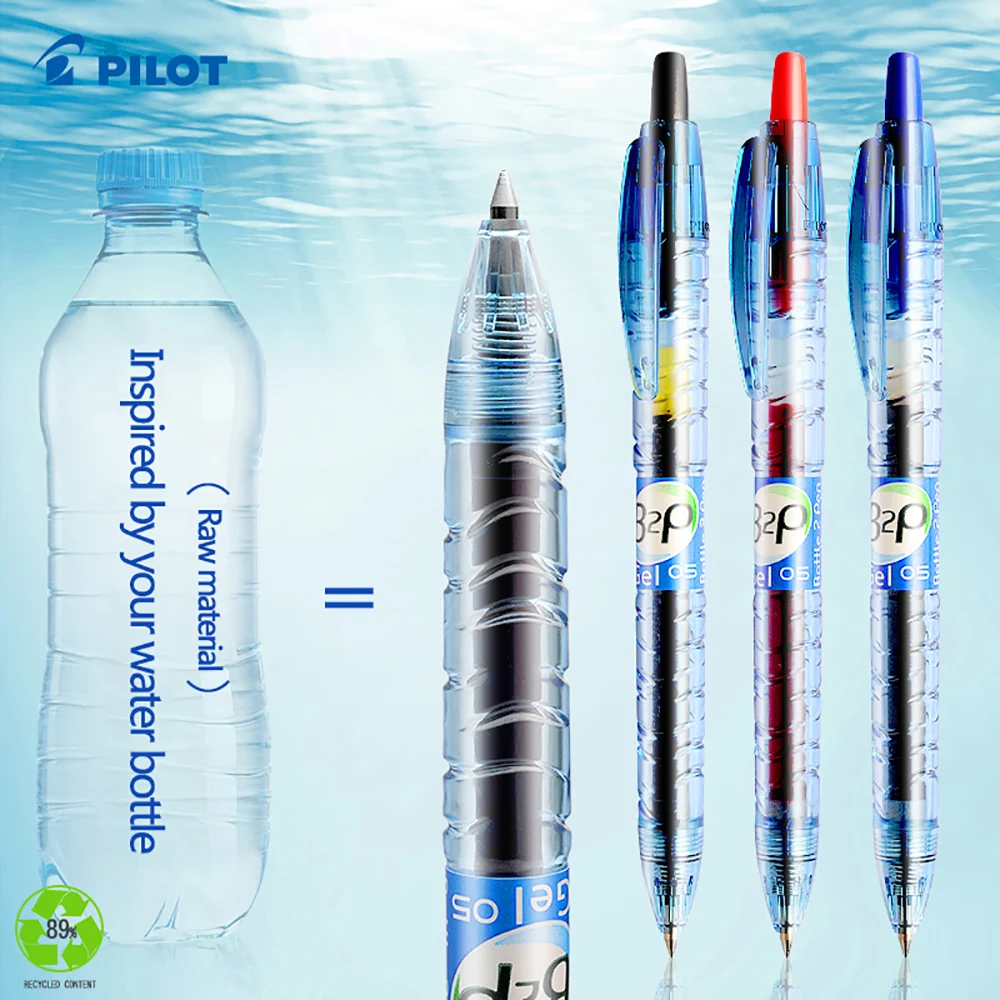 

Ручка гелевая PILOT Baote BL-B2P, быстросохнущая, 0.5 мм, для студентов, с нажимным механизмом, сменный стержень G2, школьные принадлежности