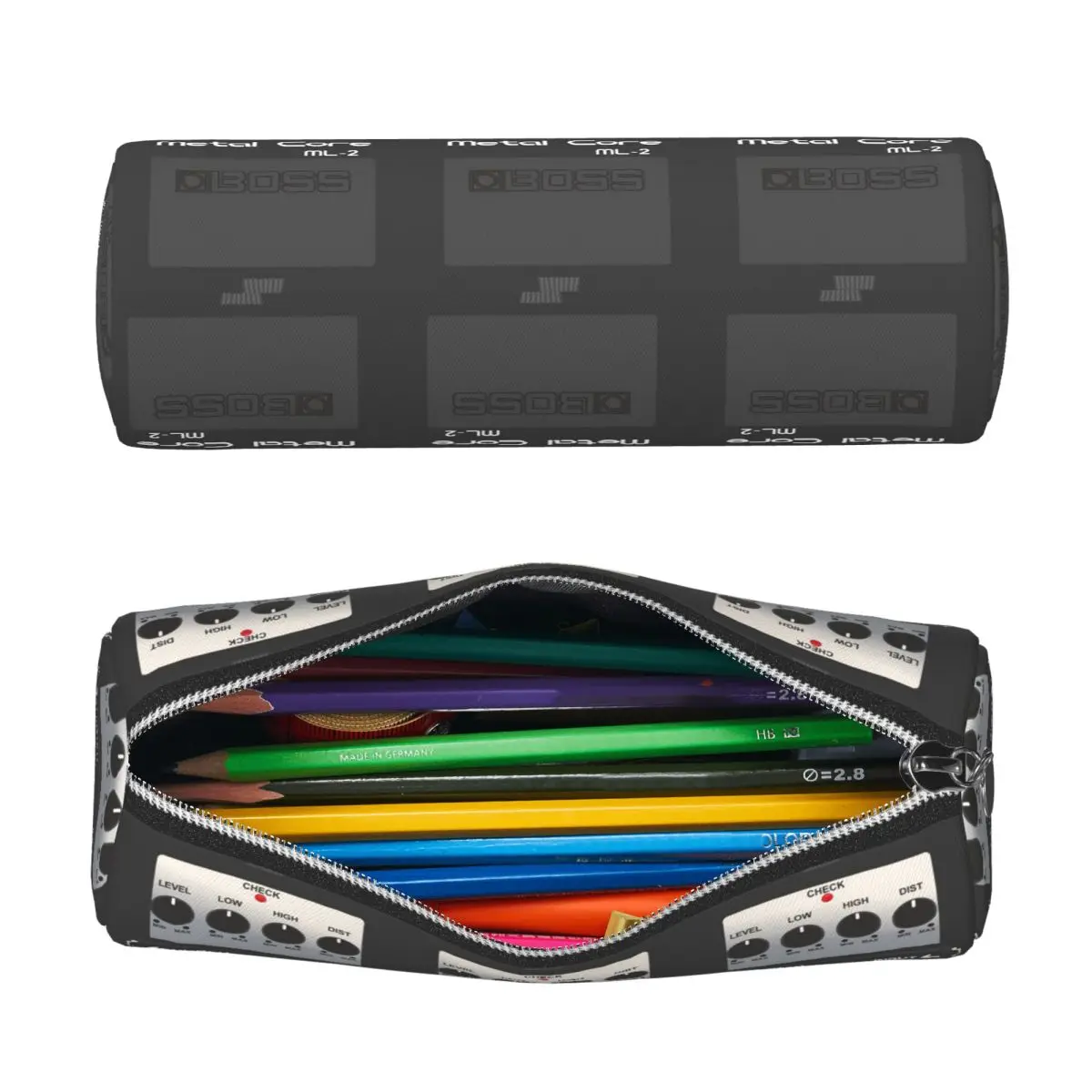 Boss Overdrive Bluesbreaker Guitar Pedal Pencil Case Pencil Pouch Cylinder Pen Box Pencil Bag for Studen Gifts - view 3