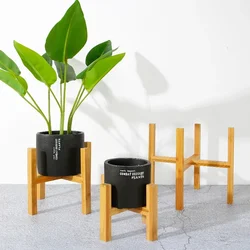 小さな耐久性のある木製プランタートレイ,植木鉢ホルダー,スタンド,家と庭のインテリア