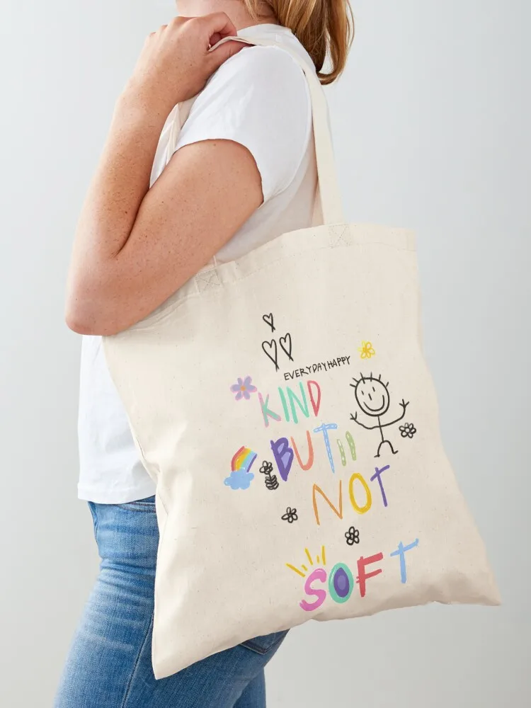 

Kind but not soft (front) Tote Bag Handbags custom bags bags luxury women tote bag men