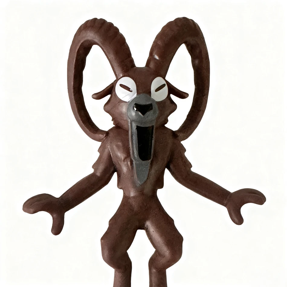 6-18 قطعة/مجموعة 99 ليلة في الغابة أرقام أرقام تمثال البومة الماعز الذئب الغزلان 99 ليال في الغابة تمثال لعبة بلاستيكية هدية