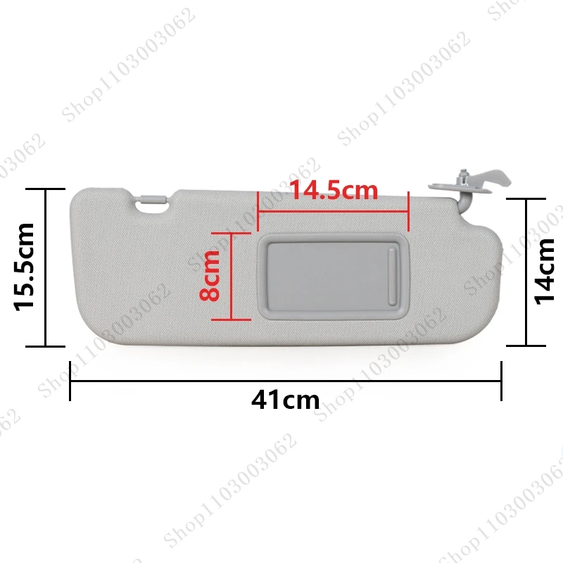 Sun Visor 85210-3X000TX 85220-3X000TX For Hyundai Elantra 2011-2014 2015 Car Interior Replacement Sun Visor With Vanity Mirror