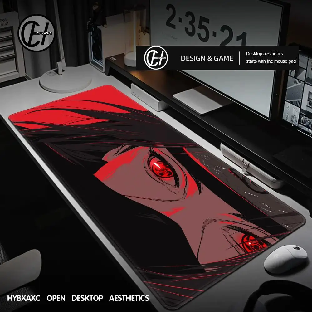 

Gamer XXL Mouse Mat Gaming Mouse Pad U-Uchihaes I-Itachis N-Narutos Office Keyboard Table Mat Rubber Deskmat Mousepad Laptop Pad