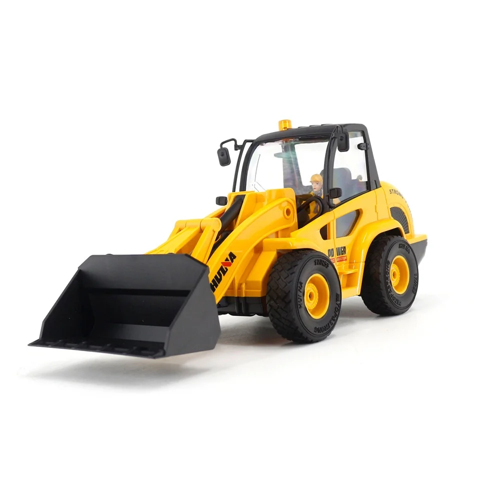 New Product 1:24 Remote-Controlled Bulldozer With Lighting And Sound Effects Long Endurance Truck As A Gift For Children's Toys