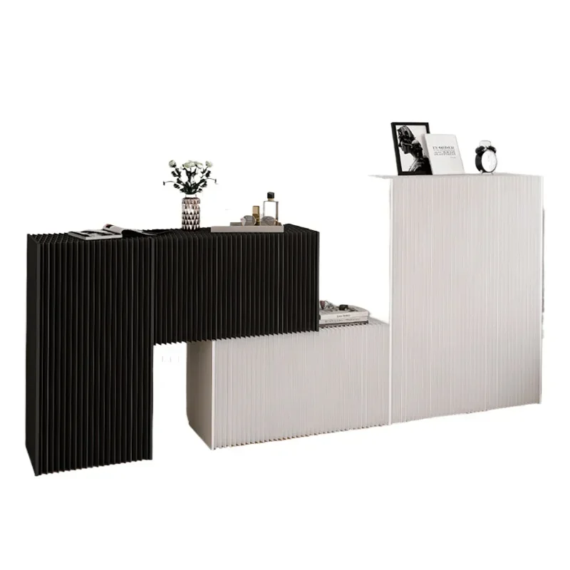 Paper booth Nakajima Decorative display cabinet Water table Exhibition multi-layer rack Foldable display