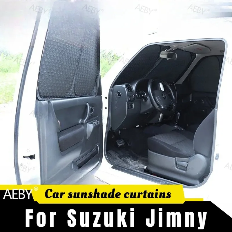 For Suzuki Jimny 1998-2017 Insect Resistant Mosquito Net Camping Privacy Curtain,Retractable roller sunshade,Accessories