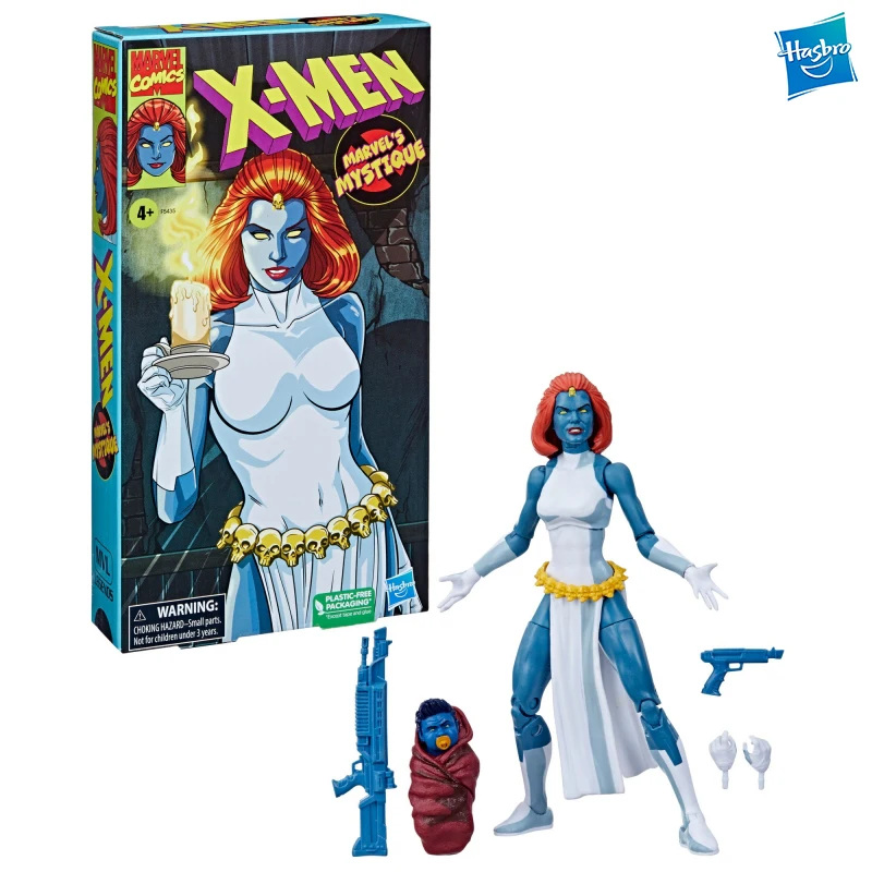 Hasbro Original Marvel Legends Series x-men Mystique 9OS serie animada figura de acción de 6 pulgadas modelo regalo colección de juguetes para niños