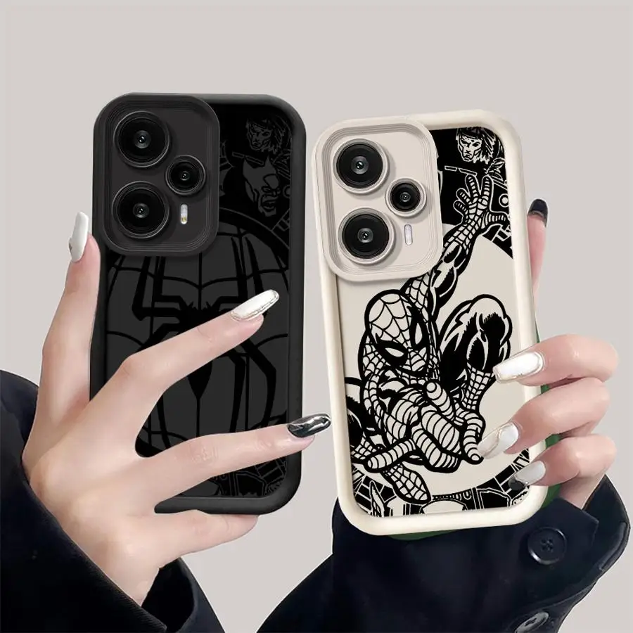 

Phone Case for Xiaomi Poco X3 Pro X3 NFC C50 C61 C51 Soft Shell Cool Marvel Spierman Hero