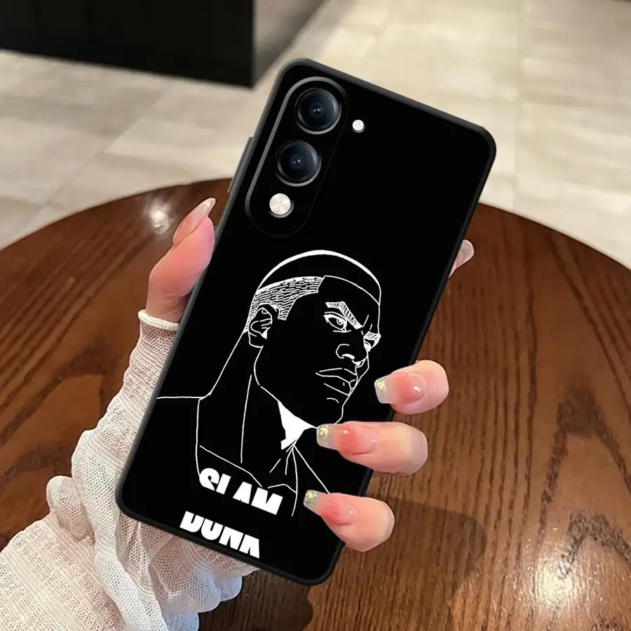 S-Slam Dunk Soft Back Phone Cover Case for Vivo Y27 Y12 Y15S Y20 Y21 Y19 Y16 Y17 Y33S Y35 Y22 Y31 Y36 Y30 Y02 Y11