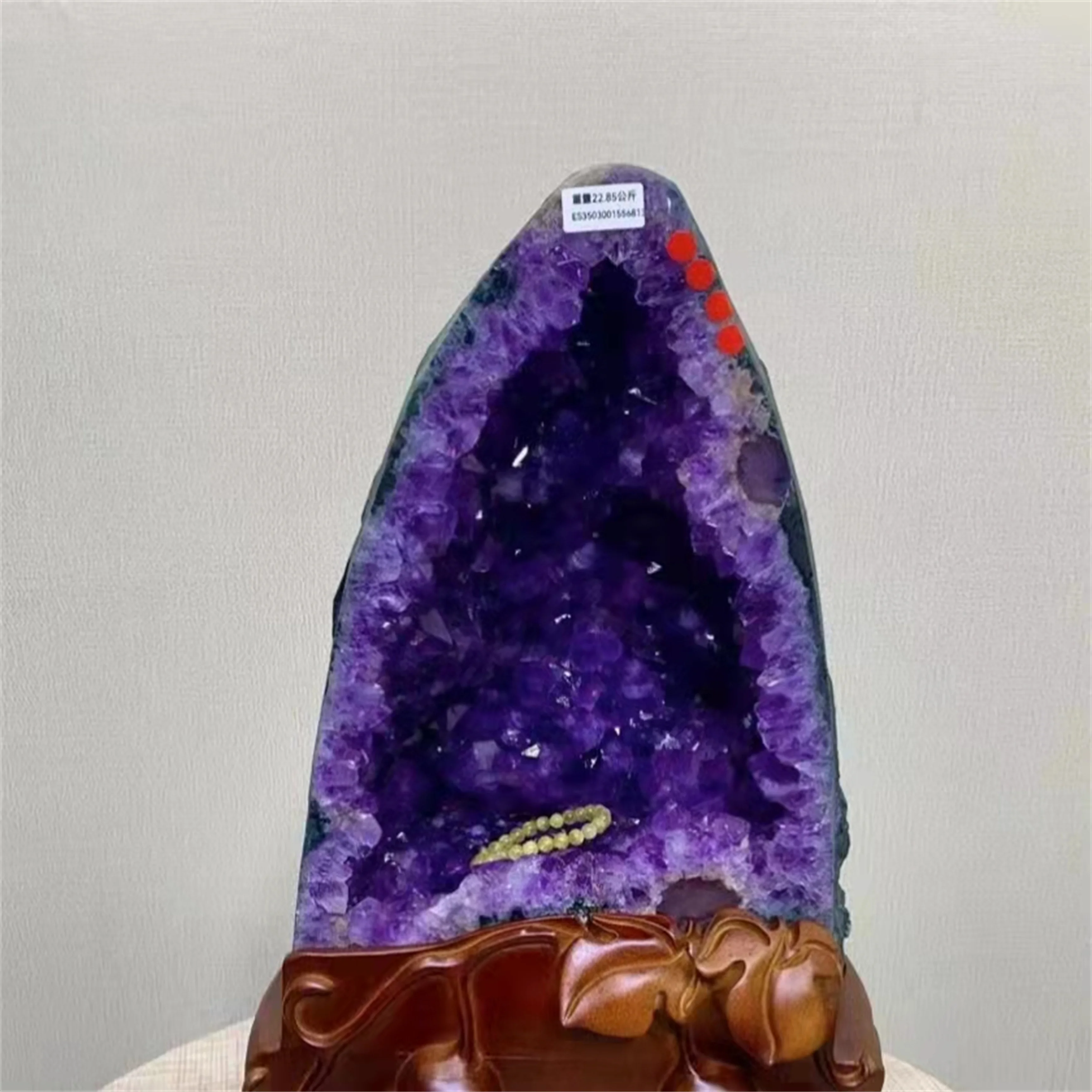 Natural Uruguayan Amethyst Poly Treasure Crystal Energy Healing Home Office Decoration Craft Gifts Mineral Degauszing