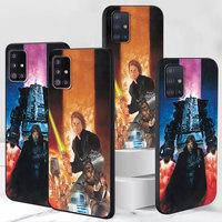 Anakin Darth Vader Luke Skywalker Case for Samsung Galaxy S23 S10e S10 S21 FE S22 S9 S24 Ultra S20 Plus Soft Black Phone Cover