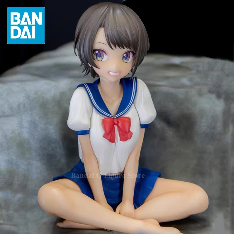 

Original Bandai Banpresto Relax Time Hololive Ozora Subaru Action Figure School Style Ver Kawaii Girl Figurines Model Statue Toy