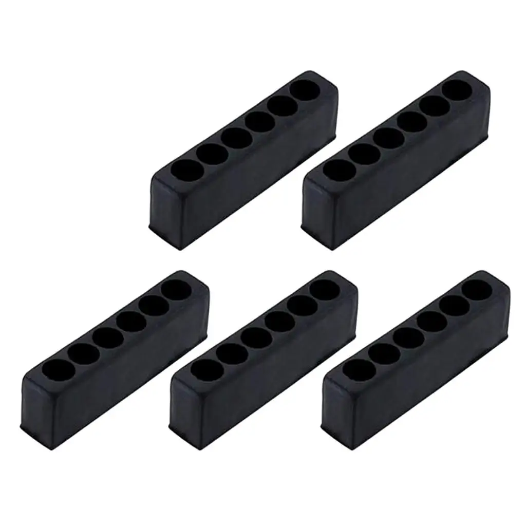 5Pcs Screwdriver Drill Bit Holder Shank Display Block for Six Angles 6/12 Holes