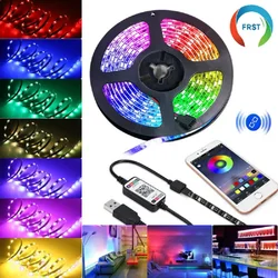 LED Strip Light Bluetooth kontrola aplikacji komórkowy podświetlenie TV RGB5050 sterowanie głosem do hotelu, Bar, KTV, dom sypialnia Ambient Lights