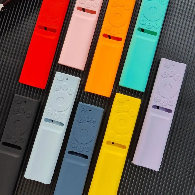 ForSamsung Smart TV Solar Remote Control Protective Cover Anti-fall Thicken Silicone Non-slip BN59-013928 Durable Protect Cases