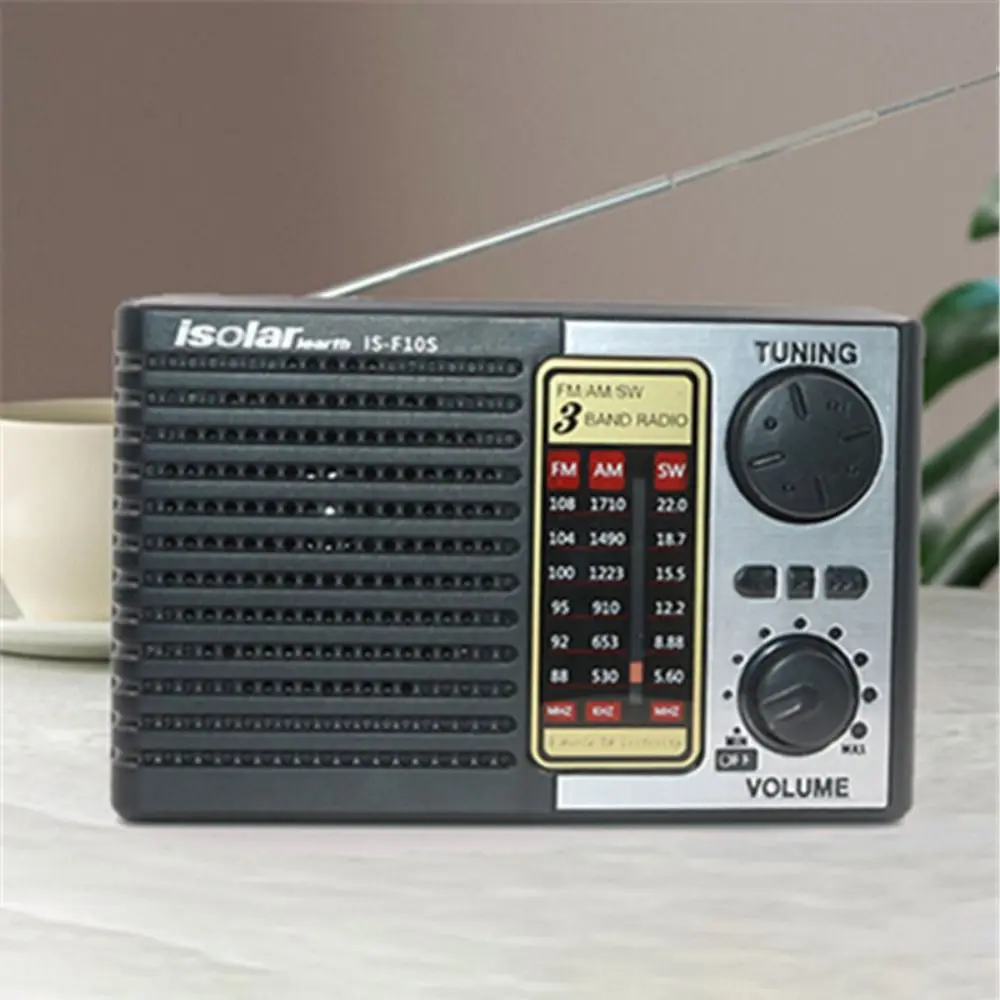 Emergency Portable Solar Radio Multi Band FM AM Full Band SW Radio Wireless Bluetooth High Sensitivity LED Flashlight