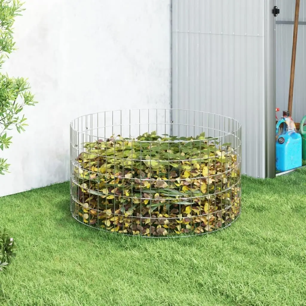 

Large Galvanized Steel Garden Composter Breathable Design