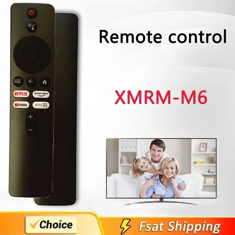XMRM-M6 Voice remote Control For Xiaomi mi 2nd Gen Box Applicable to TV Box S (2nd Gen) 4K Ultra HD Streaming Media Player