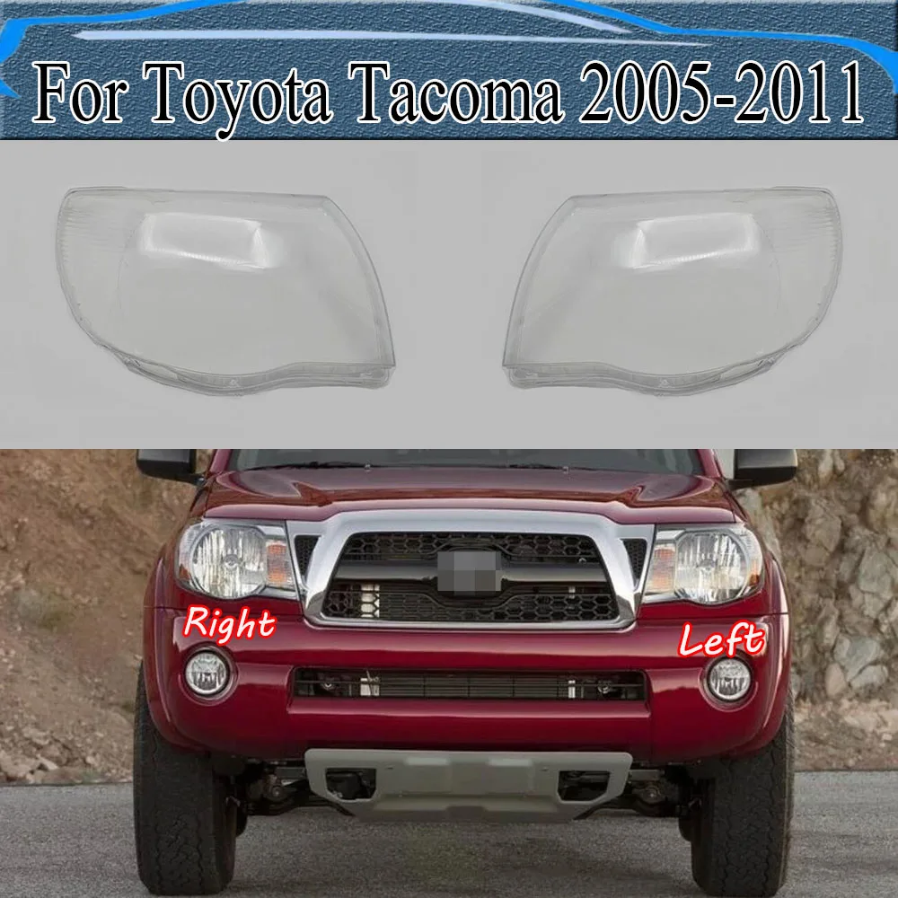 

Чехол для передней фары Toyota Tacoma 2005-2011, чехол для передней фары, чехол для фары, замена оригинального абажура из оргстекла