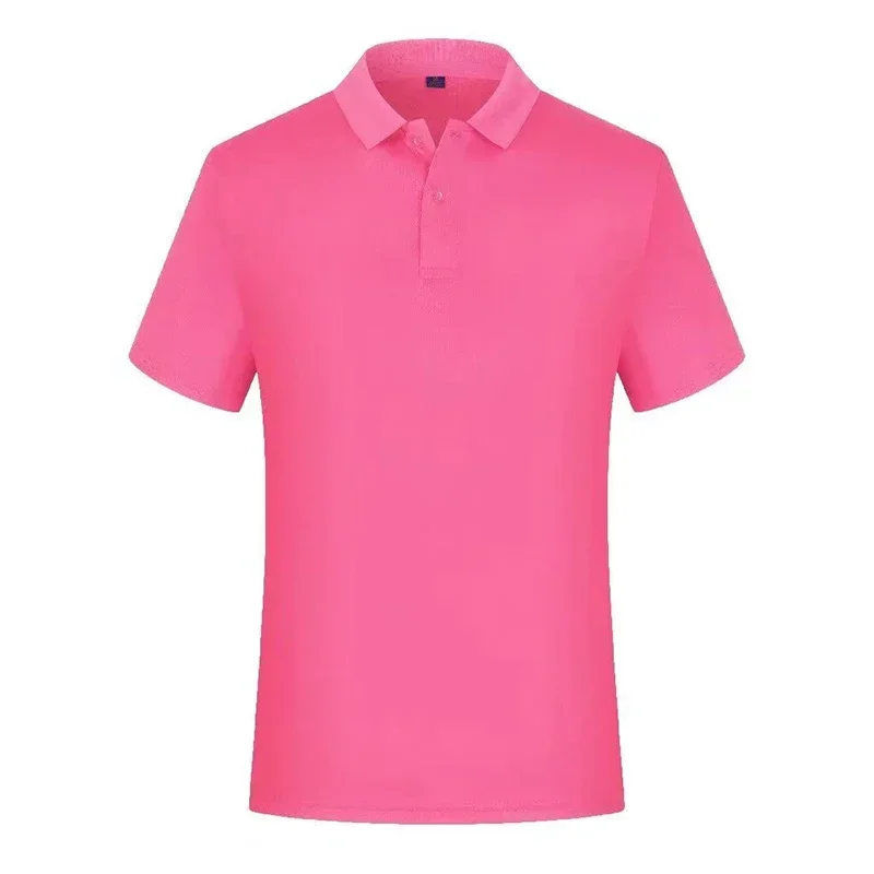 Summer Causal Polo Shirt Custom Logo For Men Women Printed Picture Embroidery Design Quick Drying Personal Staff Working Clothes image 3