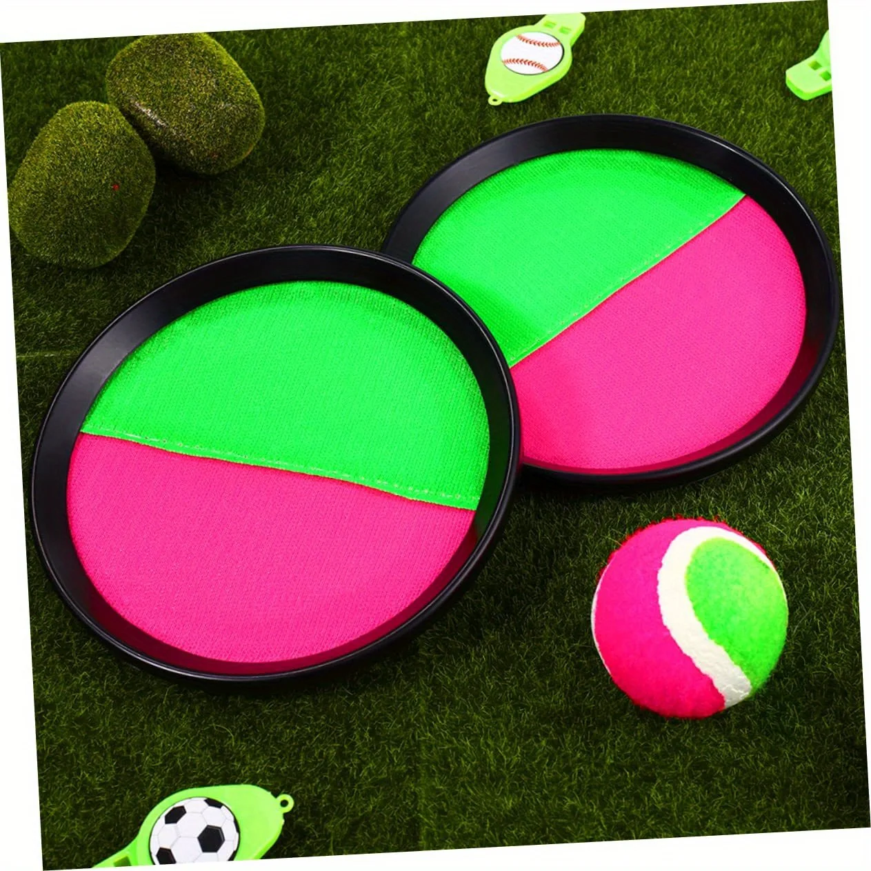 3pcs/set Sucker Sticky Ball Set Throw And Catch Ball Game Toy Party Fun Interactive Game for Outdoor Indoor Catch Ball  ZSY