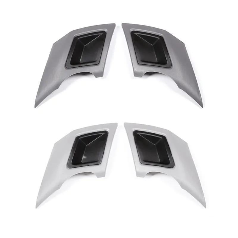 2pcs Car Accessories Tail Throat Exhaust Plate Protection Cover Trim For Land Rover Discovery 5 S/SE/HSE LR5 2017 2018 L462