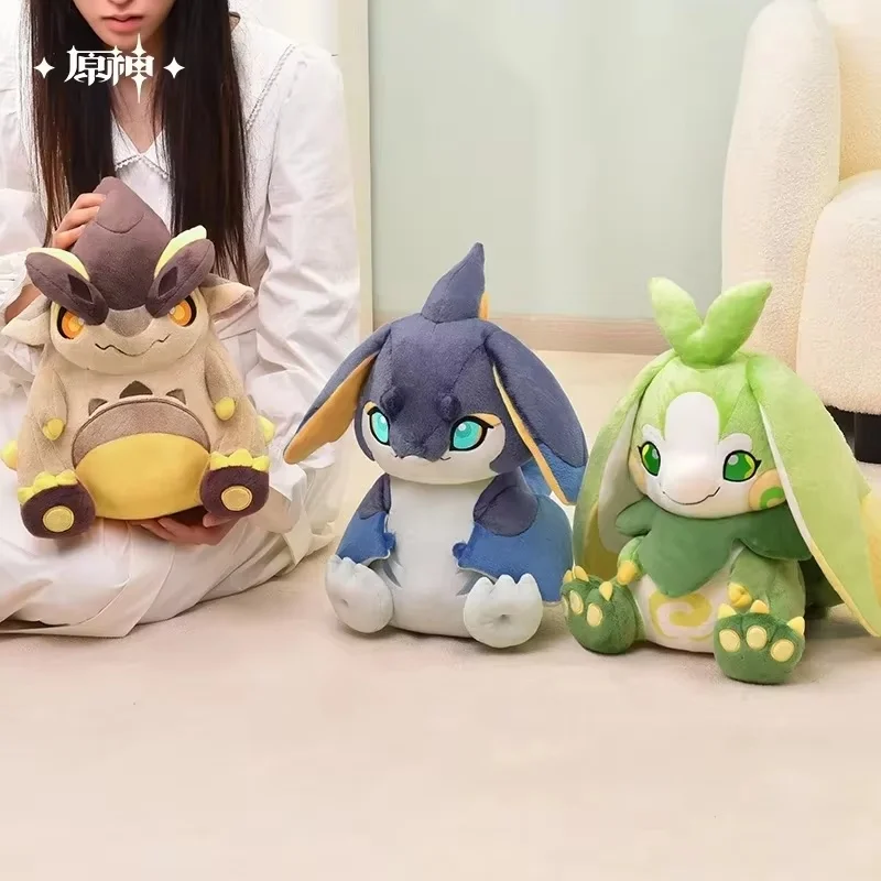 En Stock Original Genshin Impact Nata dragón de peluche decoración de habitación muñeca peluda relleno serie Linda muñeca de peluche regalo de cumpleaños