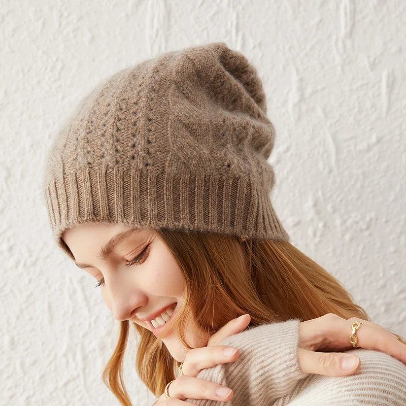 KOIJINSKY Women's autumn/winter cashmere knitted hat