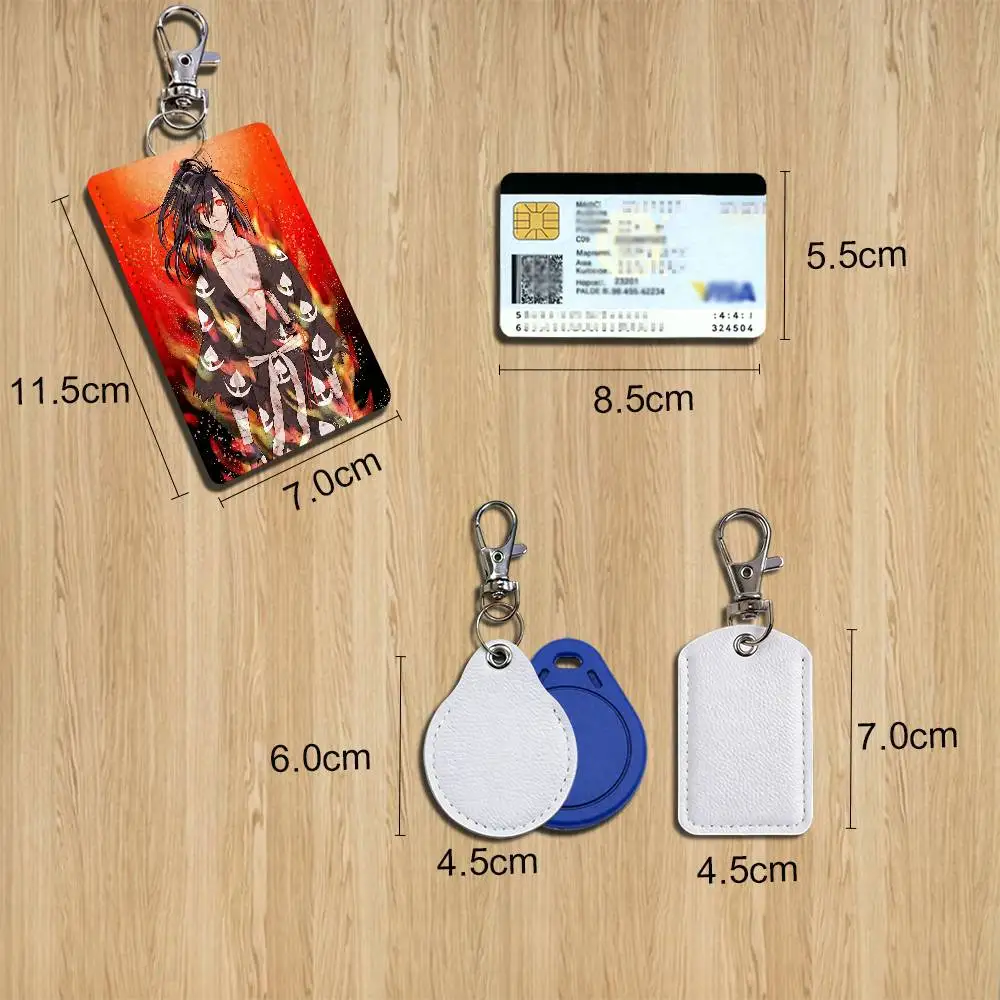 Prosthetic limb Hyakkimaru Dororo Card Holder Keychain Key Ring Door Lock Access Protective Case For Security Gift