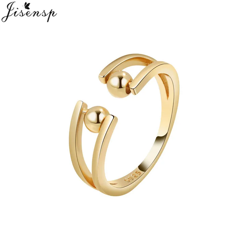 Anxiety Fidget Rotatable Beads Ring Anti Stress Finger Jewelry Ladies Banquet Spinner Rings Relax Gifts Accessories