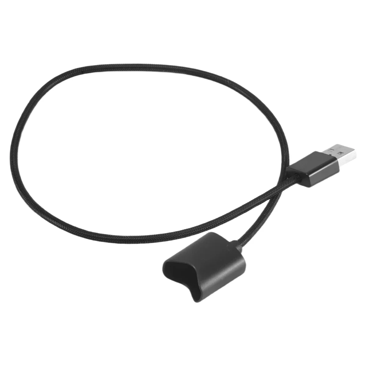 【التصغير الأخير!】 كابل شحن واجهة USB لسلك الشاحن المغناطيسي تصميم عالمي 45 سم (USB-A أسود)