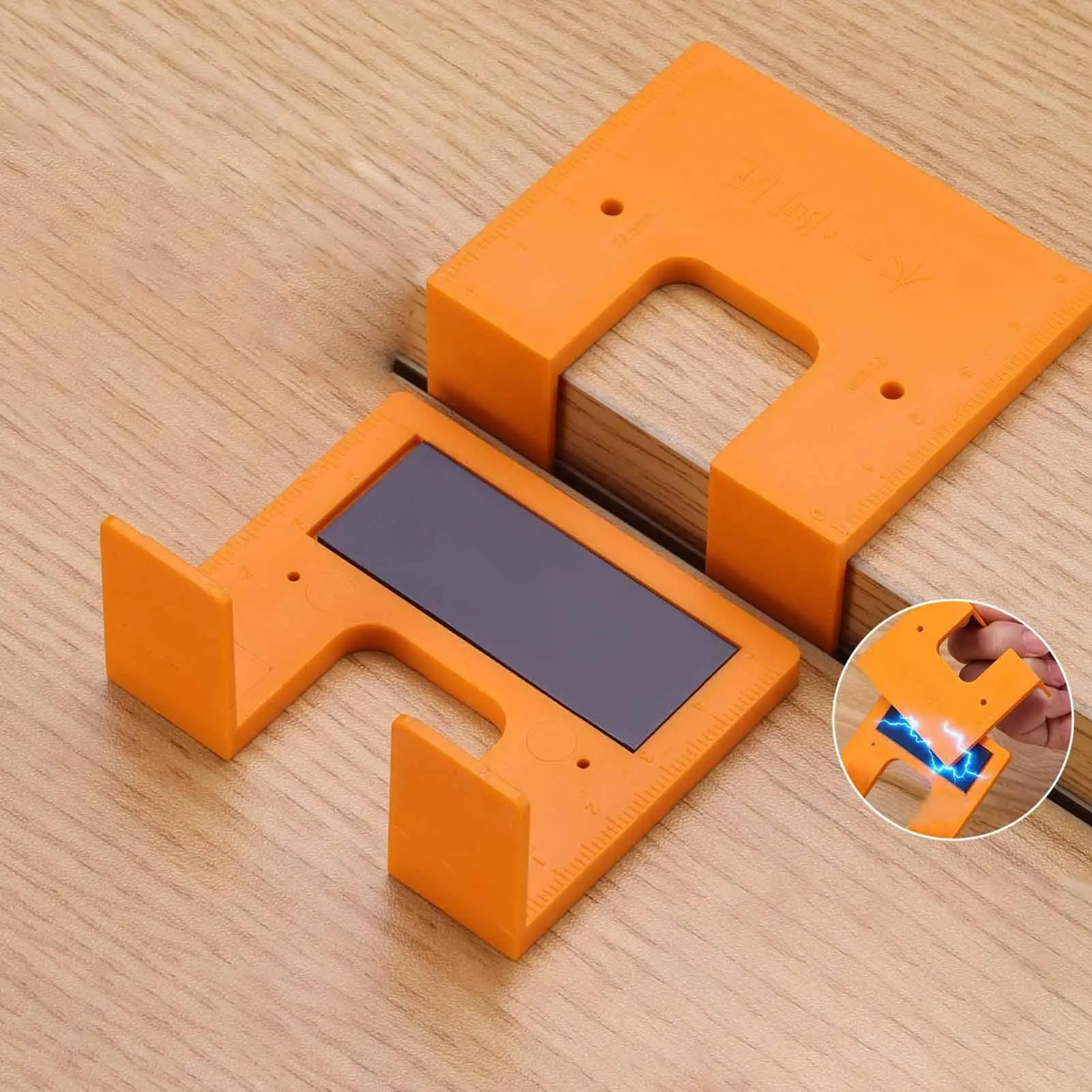 

Магнитная фиксирующая пластина для установки петель, портативный монтажный шаблон для дверей шкафов, инструмент для крепления дверных петель.