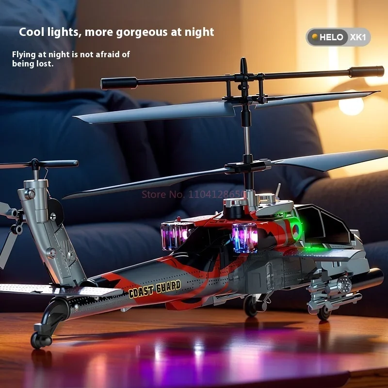 Nieuwe op afstand bestuurbare helikopter Apache vaste hoogte vechter model vliegtuig simulatie drone kinderen jongen speelgoed verjaardagscadeau