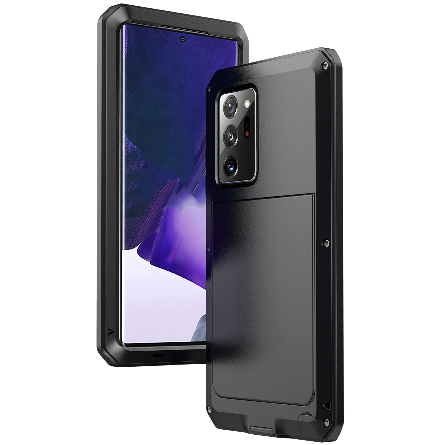 

Luxury Armor Metal Full Protection Mobile Phone Cases For Samsung Galaxy Note 20 10 Note20 Plus Ultra Shockproof Cover Case