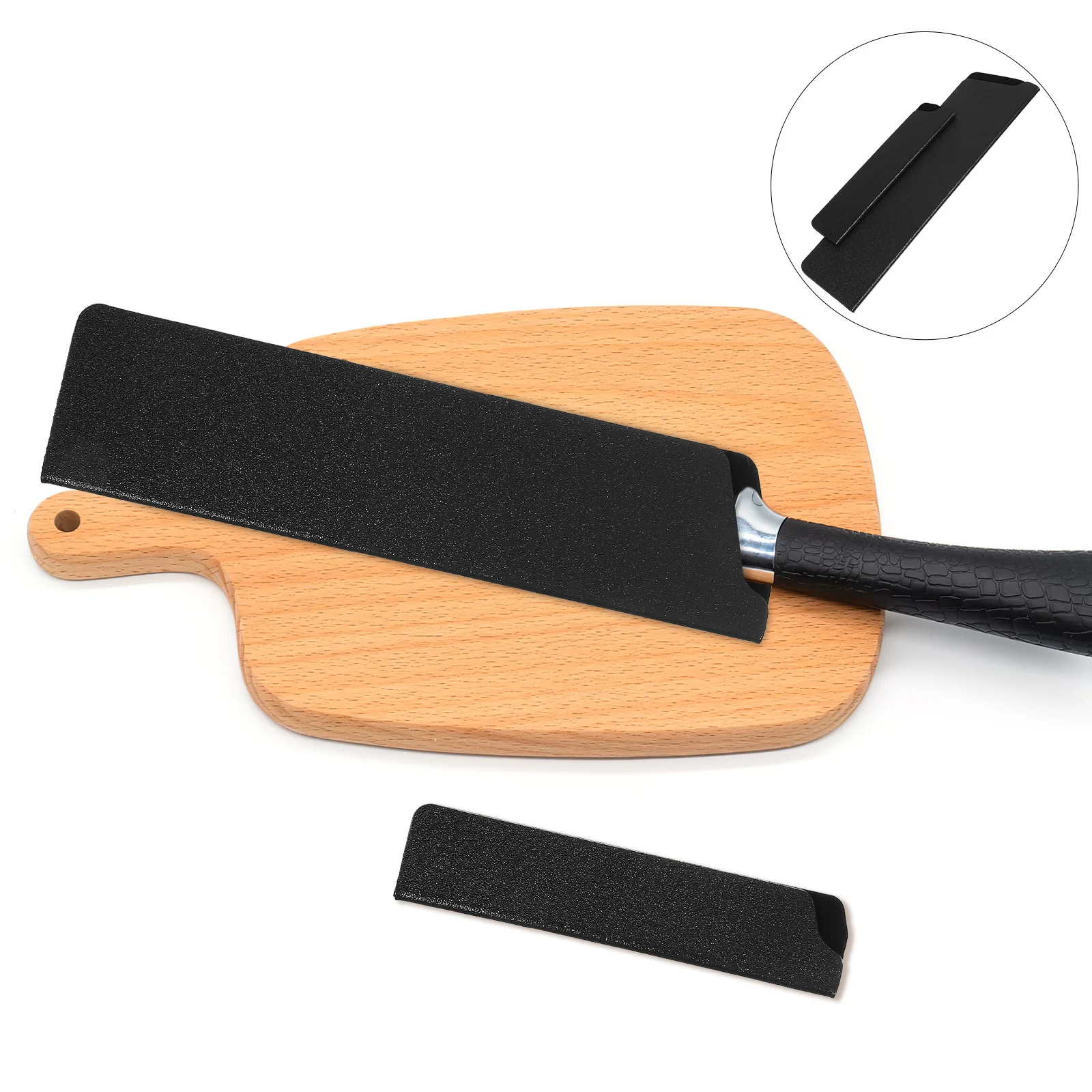 

2Pcs Chef Knife Guard Felt Interior Knife Sheath Covers Protector Set for Kitchen Utility and Fruit Knives