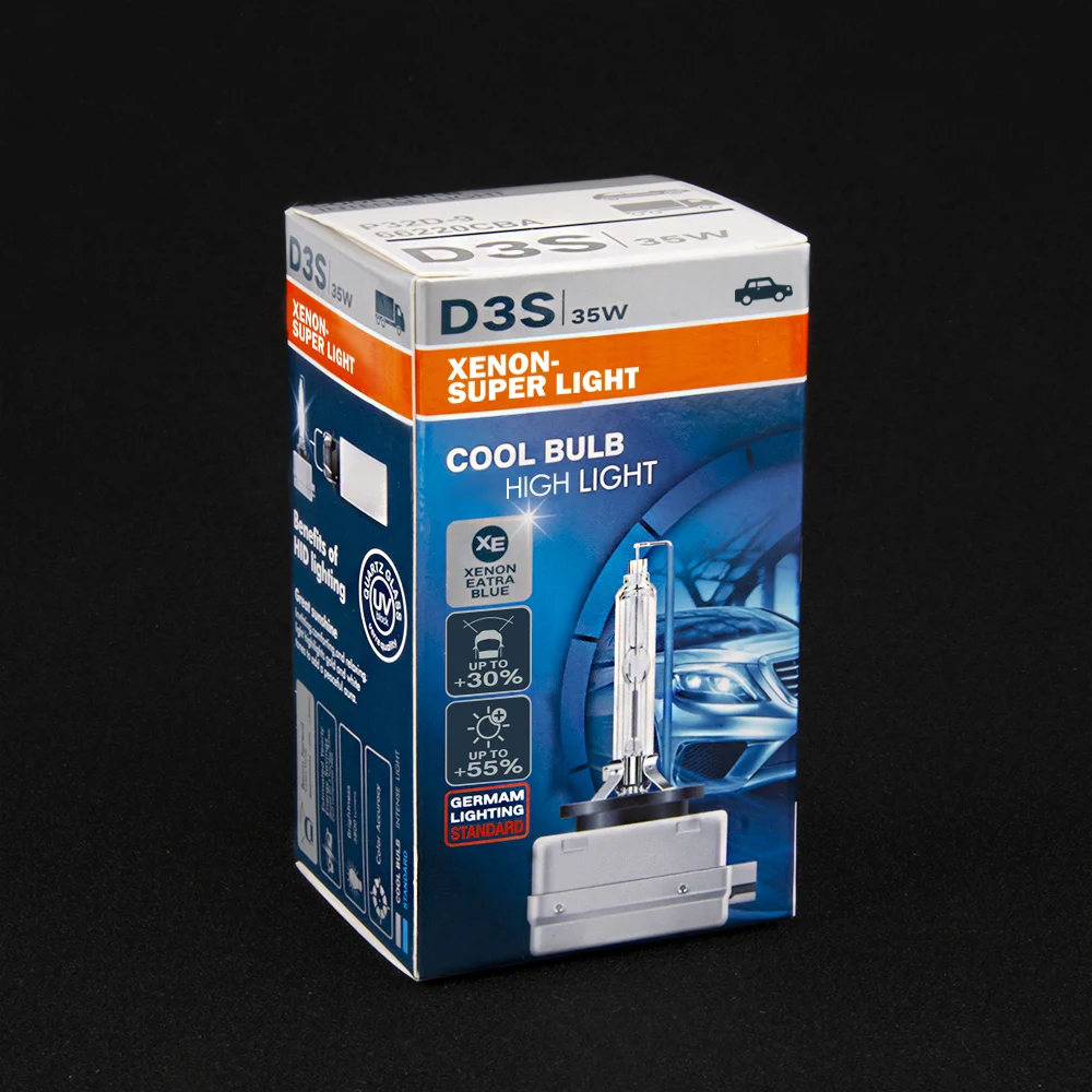 Super bright 35W  OEM D1S D2S D3S D4S Bulb HID Xenon Lamp BULB Light Car Headlight, all cars 6000K GLOWTEC