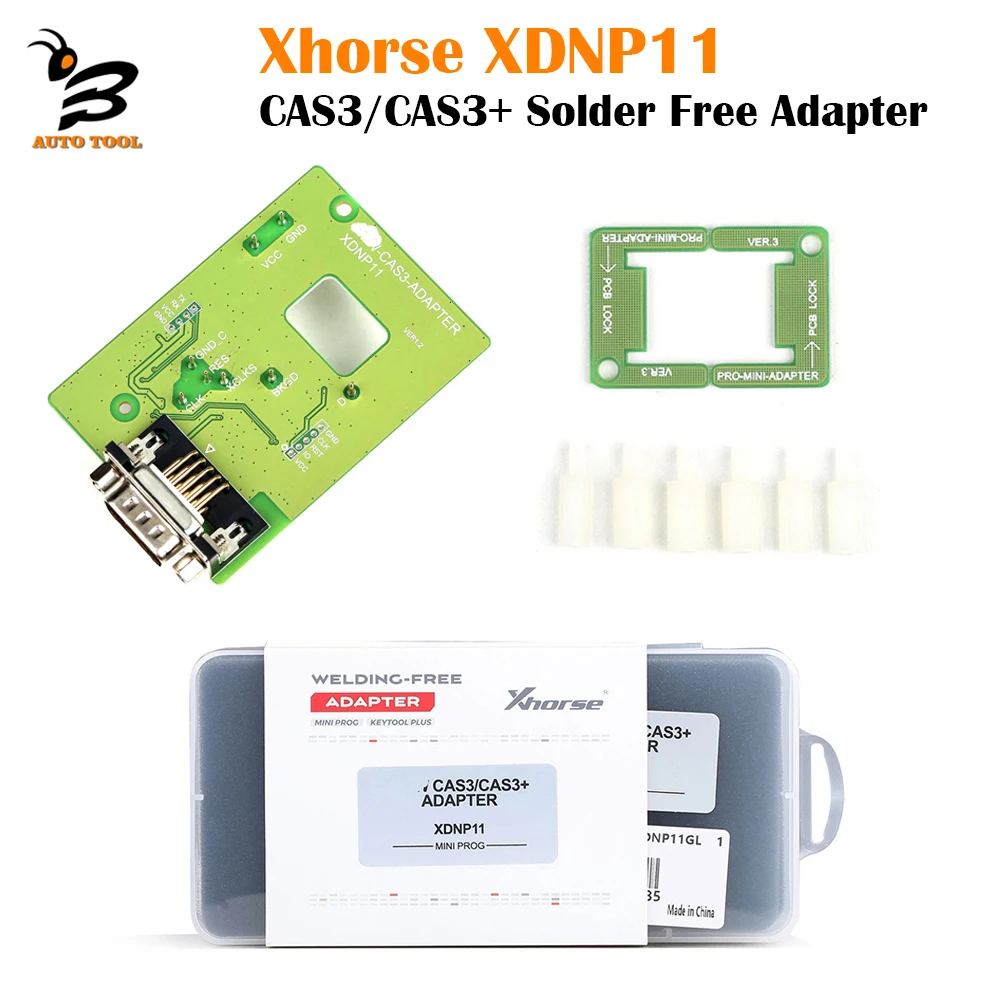 

Xhorse XDNP11 CAS3/CAS3+ для BMW, адаптер без пайки, работающий с MINI PROG KeyTool Plus VVDI Prog Tablet, инструмент для программирования ЭБУ