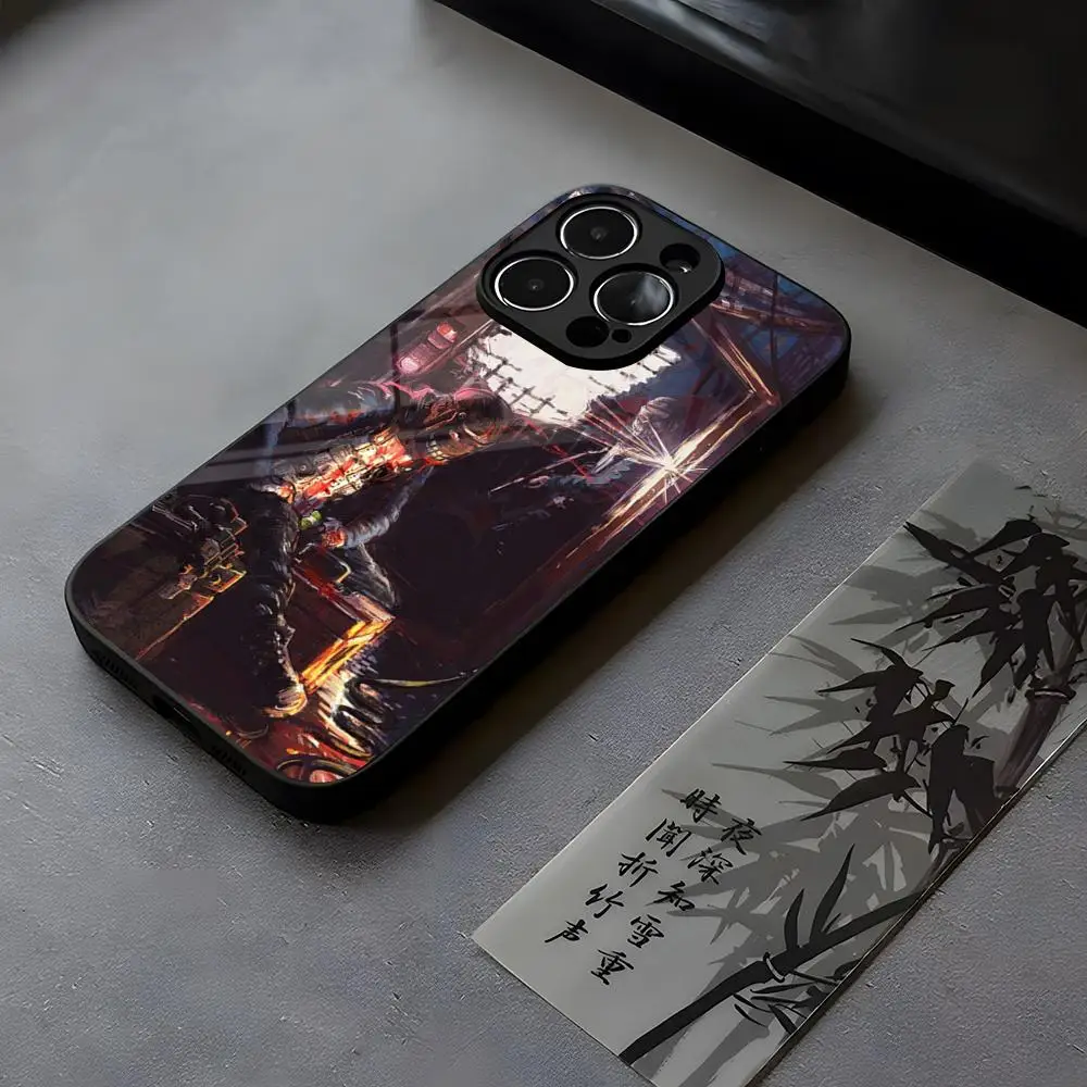 RUST Game Phone Case Tempered Glass For IPhone 14 15 16 13 12 11 Pro XS Max Plus Mini 16e Coque