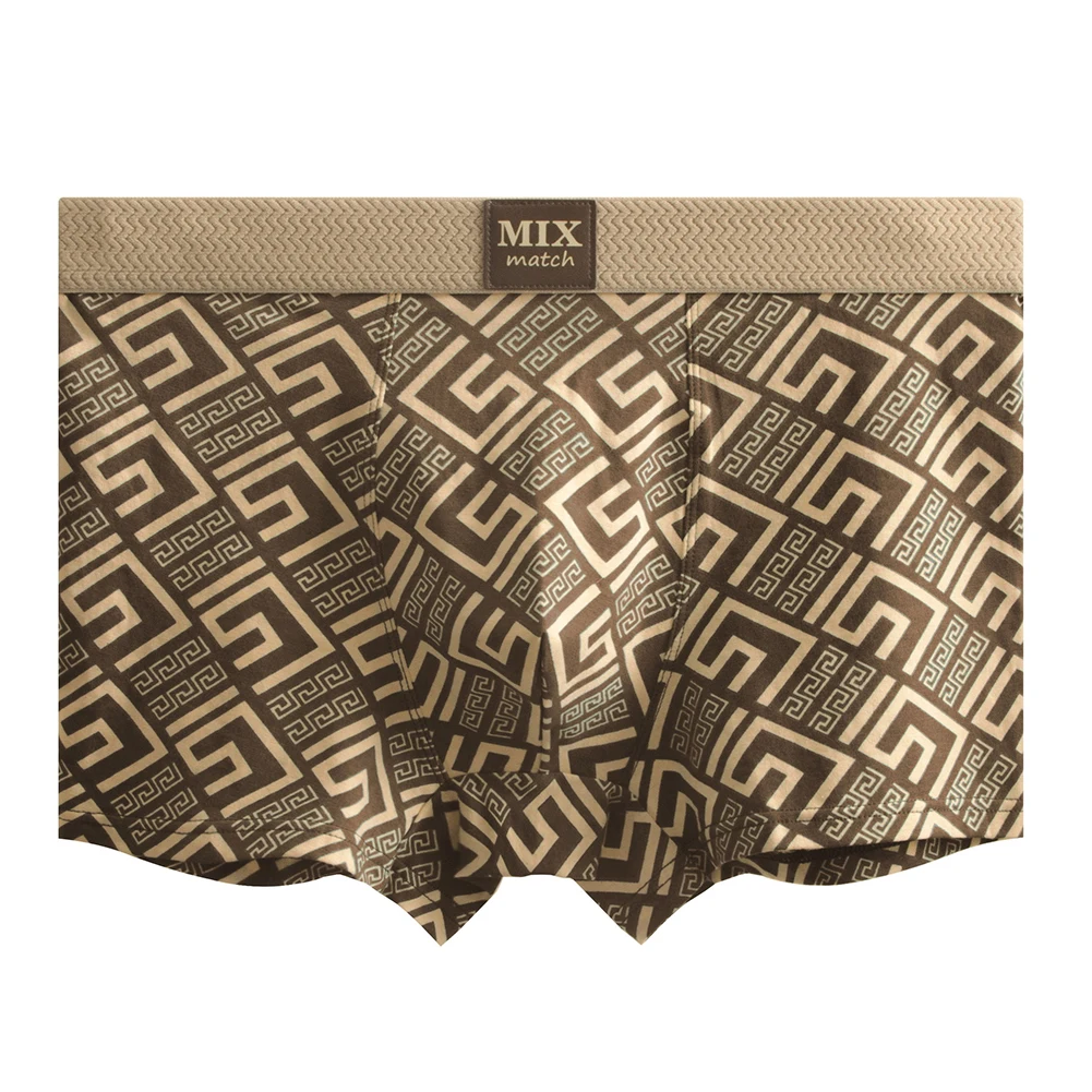 Boxer traspiranti stile di vita attivo Traspiranti Sospensorio da uomo Mutandine Boxer Stile classico 95 Materiale in cotone