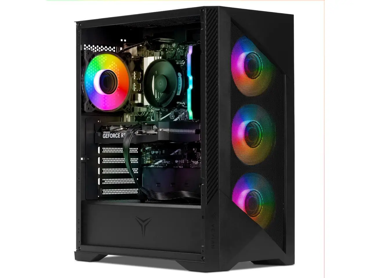 Yeyian Gaming Desktop Pc Ypi-Ed44F0B-5601N Intel Core I5-14400F 16Gb Ddr5 1Tb Nvme Ssd Geforce Rtx 5060 Windows 11 Home