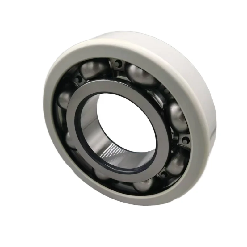 High P4 Chrome Steel 6020VL0241 Deep Groove Ball Bearings Electrically Insulated Open Single Railway Industry Thermal Stable