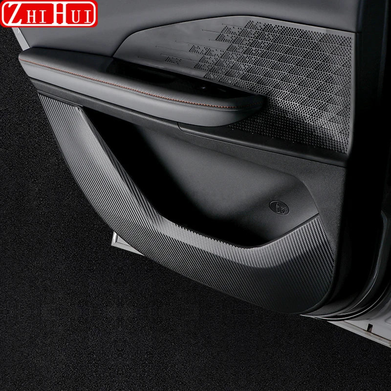 For Changan UNI-V UNIV 2022-2024 Car Leather Door Anti Kick Pad Protection Side Edge Film Protector Stickers Auto Accessories